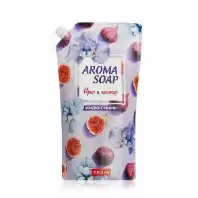 Мыло для рук Aroma soap жидкое, Инжир, дой-пак 1000 мл 