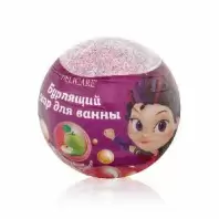 Бурлящий шар для ванны Delicare Сказочный патруль Варя, розово-фиолетовый с ароматом яблока, 135 гр. 
