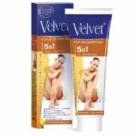 Velvet Крем для депиляции 5в1 для всех типов кожи, с маслом арганы и дерева манука, 100 мл.