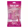 Станок для бритья Spa4Me, 2 лезвия, 4 шт.