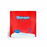 Салфетки бумажные 33x33 см. Пёрышко Style Интенсив, 20 шт., 2 сл., цвет красный в магазине yu39.ru