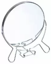 Зеркало настольное Ameli круглое, 17 см., в металлической оправе