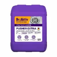 Ср-во чистящее "Dr. Aktiv Pusher Extra" для прочистки труб и засоров в ванной, 5л в магазине yu39.ru