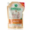 SYNERGETIC ДОЙ-ПАК Мыло жидкое для мытья рук и тела с ароматом Миндальное молочко биоразлагаемое, 750 мл.