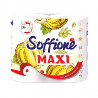 Бумажное полотенце Soffione Maxi, 2 рул., 2 сл. в магазине yu39.ru