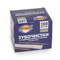 Aviora Зубочистки в индивидуальной бумажной упаковке с ментолом, 500 шт. в магазине yu39.ru