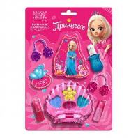 Подарочный набор Принцесса Волшебная ракушка - набор детской декоративной косметики и аксессуаров в магазине yu39.ru