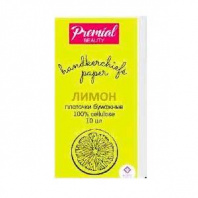 Платочки Premial с ароматом лимона, 3 сл., 10 шт. в магазине yu39.ru